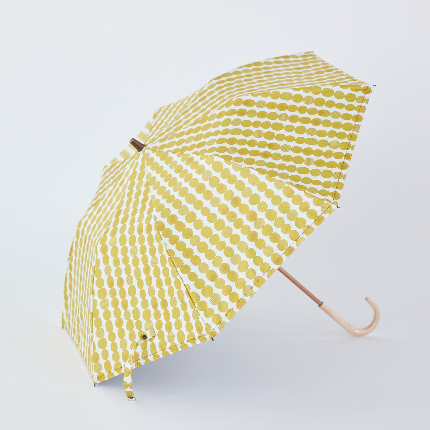 【晴雨兼用】coccaの日傘雨傘 dot 刺繍(折りたたみ)