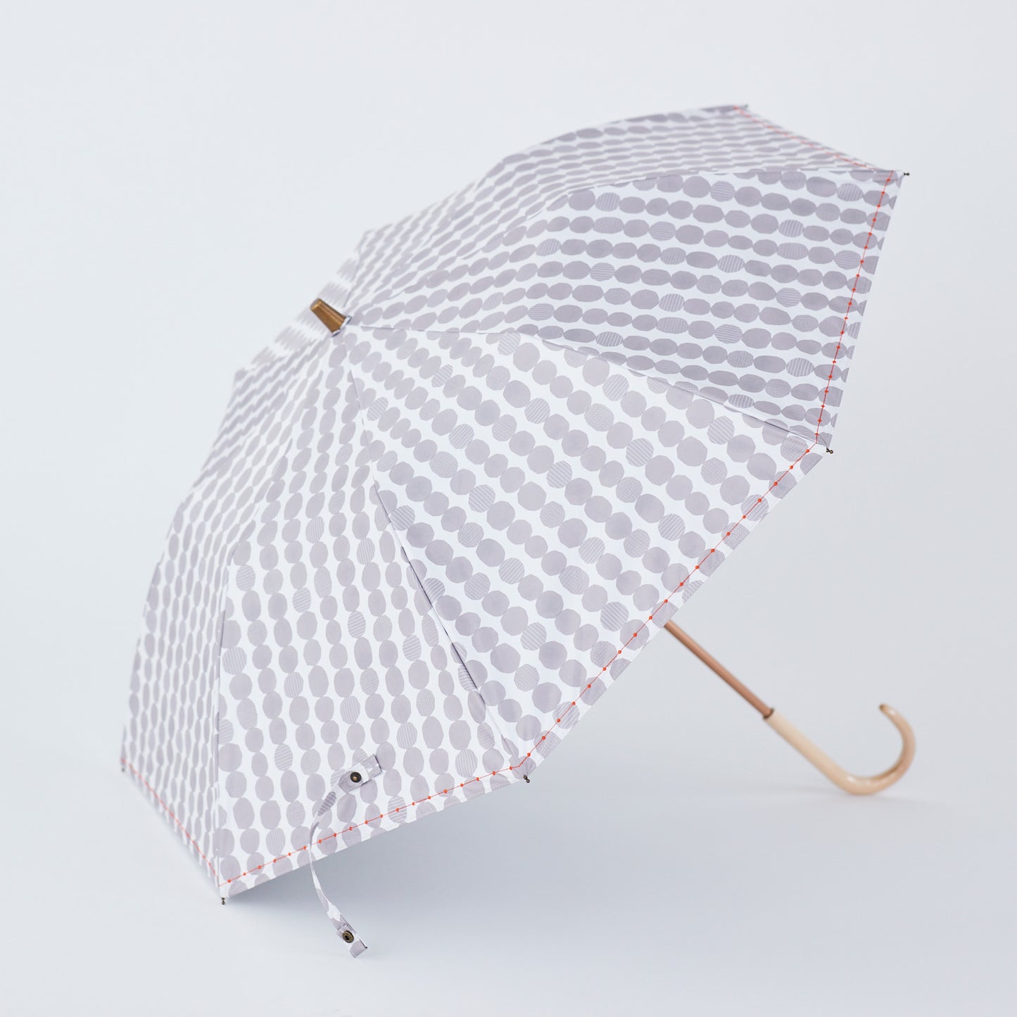 【晴雨兼用】coccaの日傘雨傘 dot 刺繍(折りたたみ)