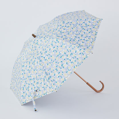 【晴雨兼用】coccaの日傘雨傘 elder flower  刺繍(折りたたみ)