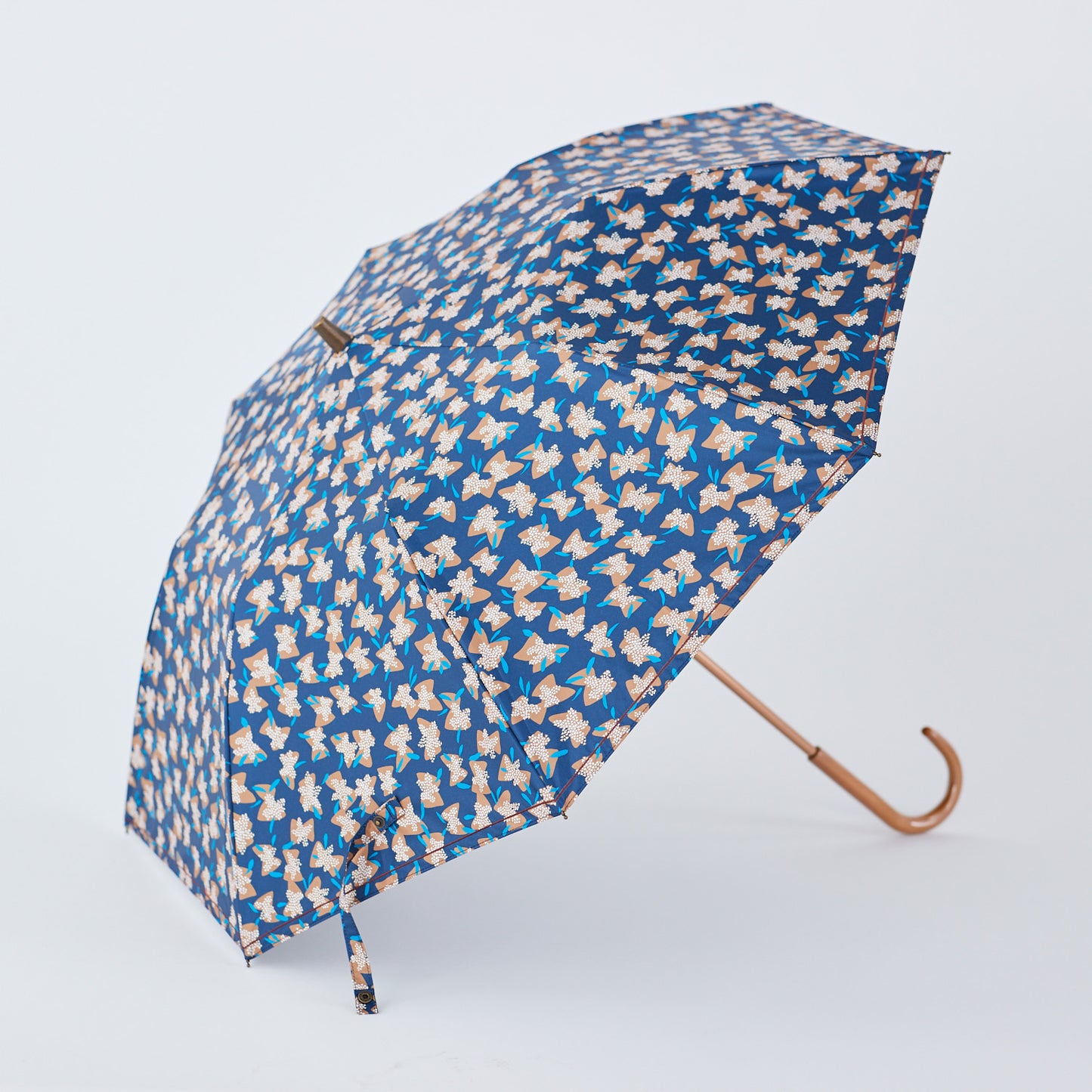 【晴雨兼用】coccaの日傘雨傘 elder flower  刺繍(折りたたみ)