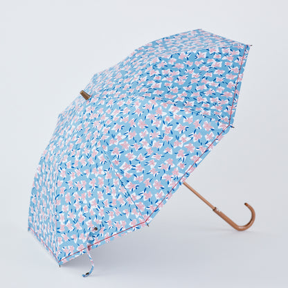 【SALE】【晴雨兼用】coccaの日傘雨傘 elder flower  刺繍(折りたたみ) - cocca