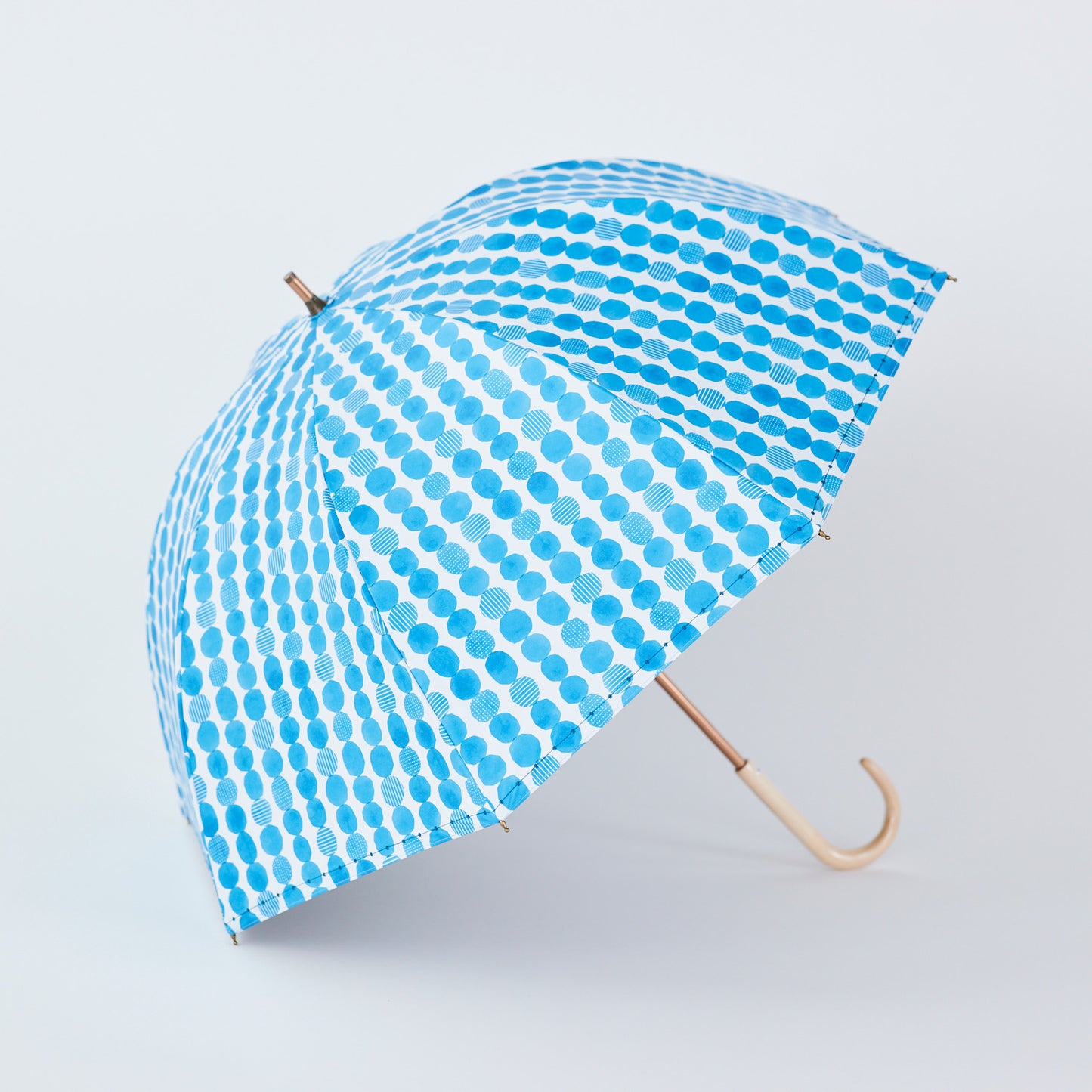 【晴雨兼用】coccaの日傘雨傘 dot 刺繍(ショート)