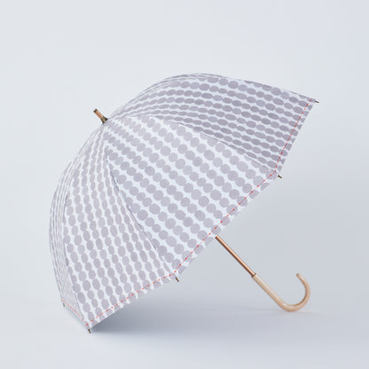 【晴雨兼用】coccaの日傘雨傘 dot 刺繍(ショート)