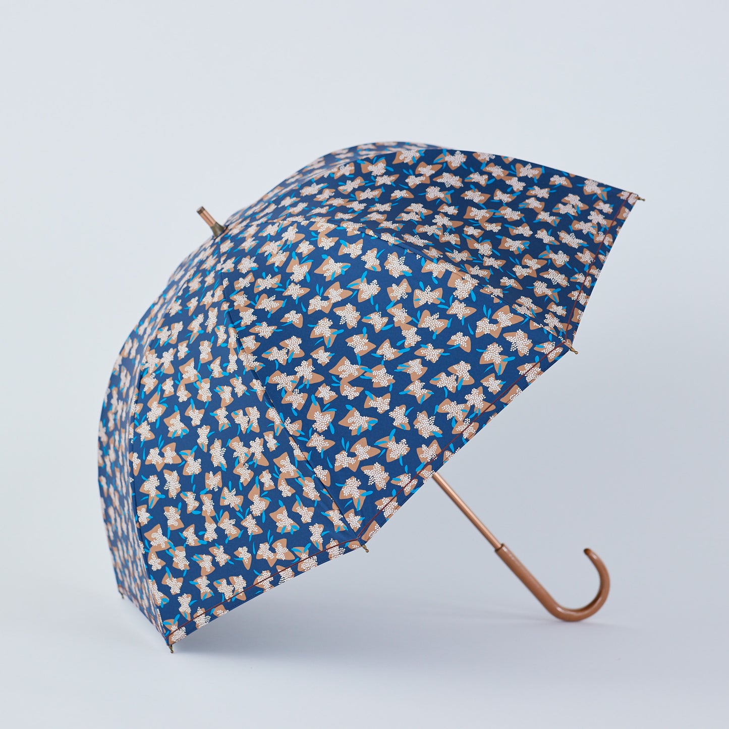 【晴雨兼用】coccaの日傘雨傘 elder flower 刺繍(ショート)