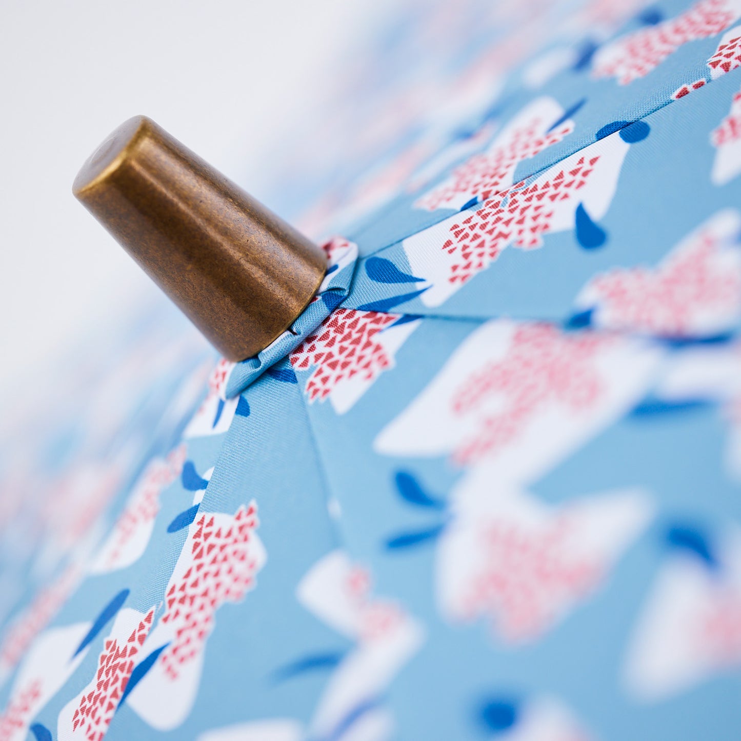【晴雨兼用】coccaの日傘雨傘 elder flower  刺繍(折りたたみ)