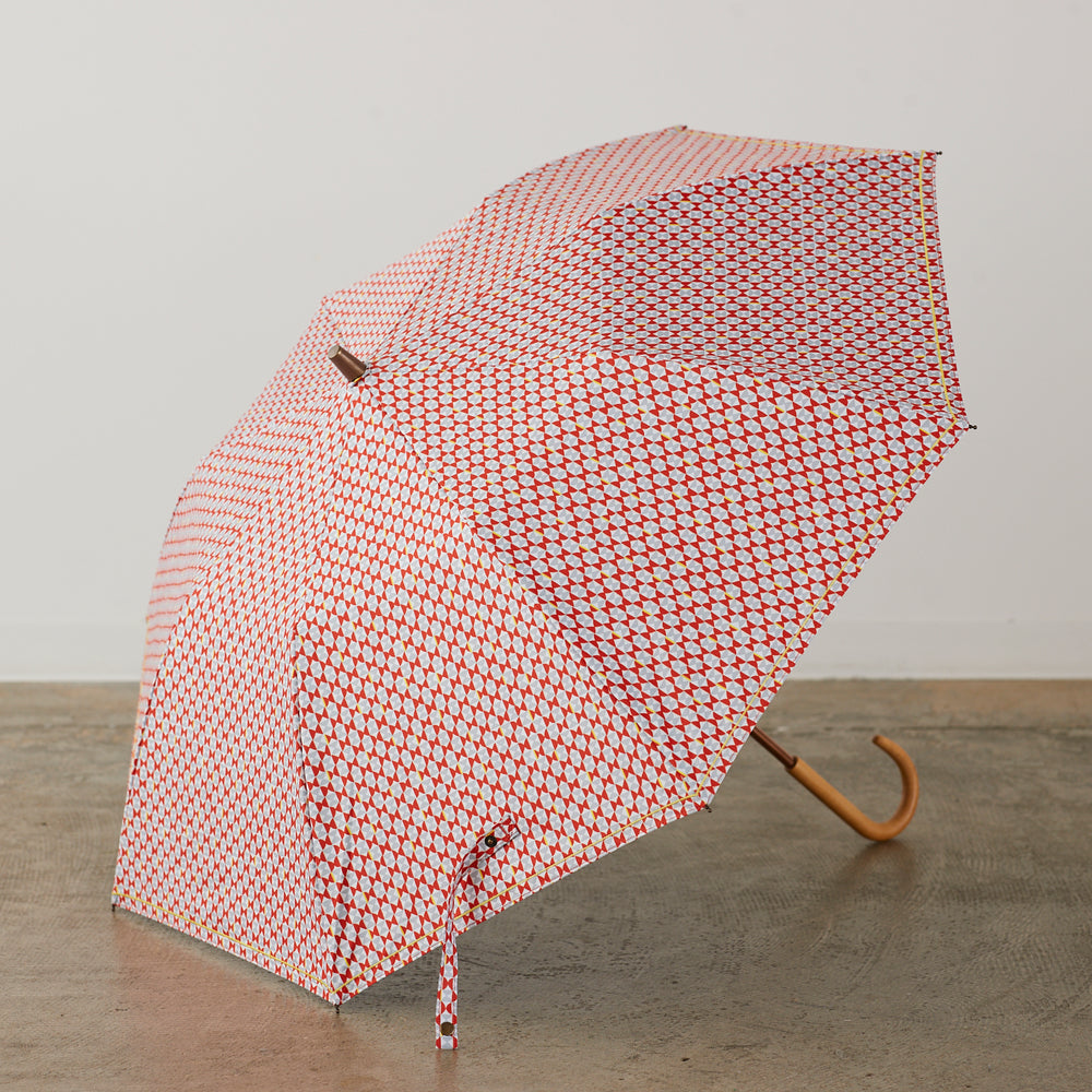 【晴雨兼用】coccaの日傘雨傘 fantastic world 刺繍(折りたたみ)