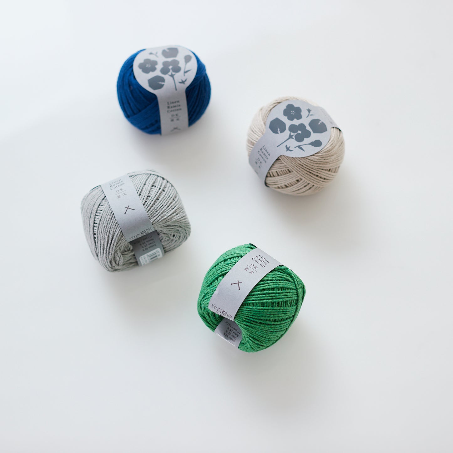 DARUMA 毛糸 リネンラミーコットン並太 ～綿麻混～