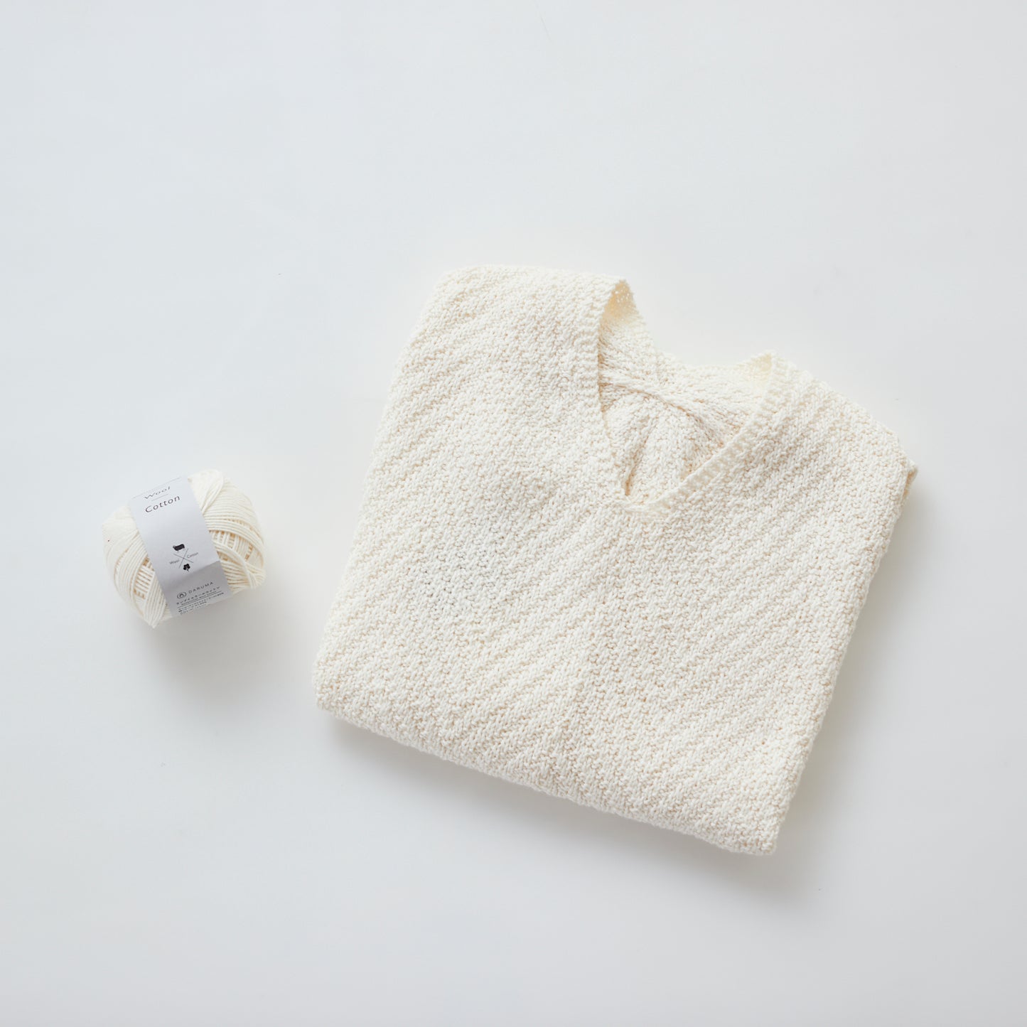 DARUMA 毛糸 ランブイエウールコットン ～メリノウール混～