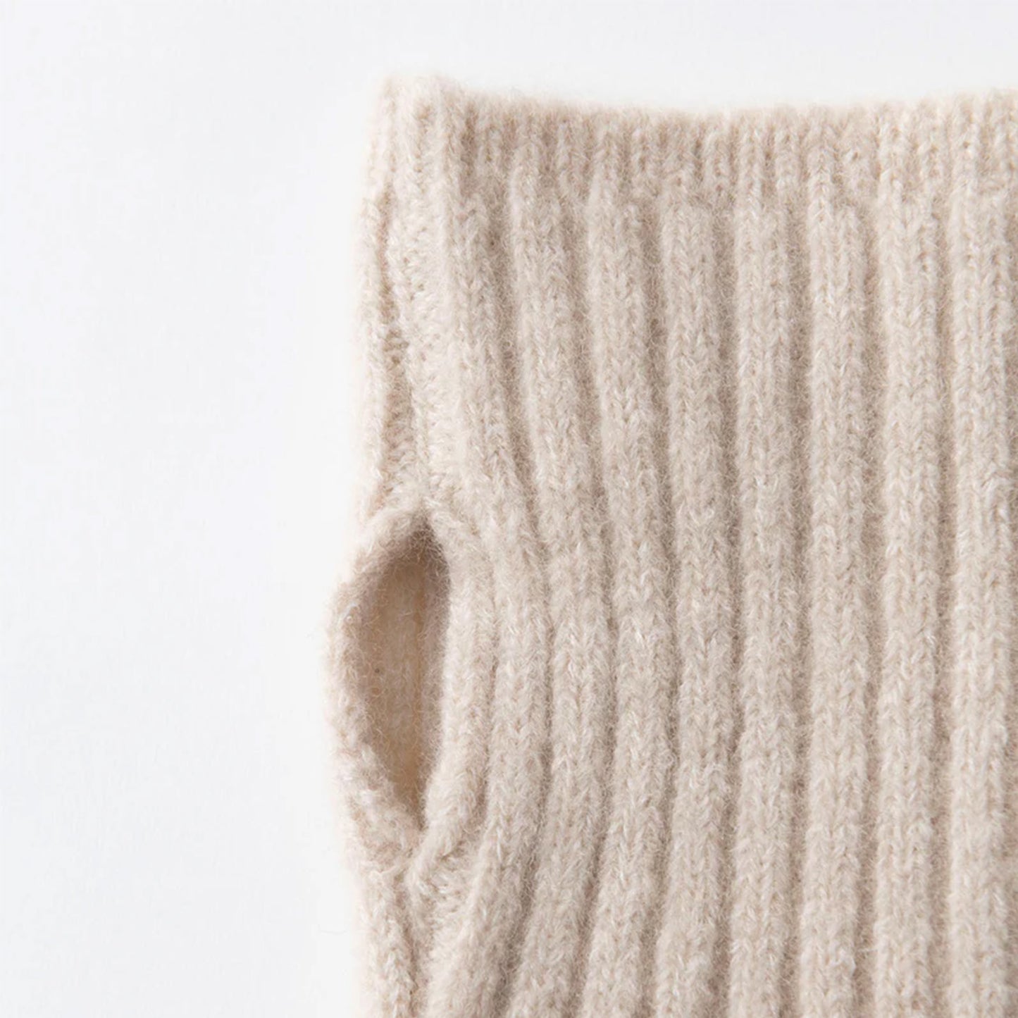 TRICOTÉ -LINE RIB ARM WARMERS- ラインリブアームウォーマー