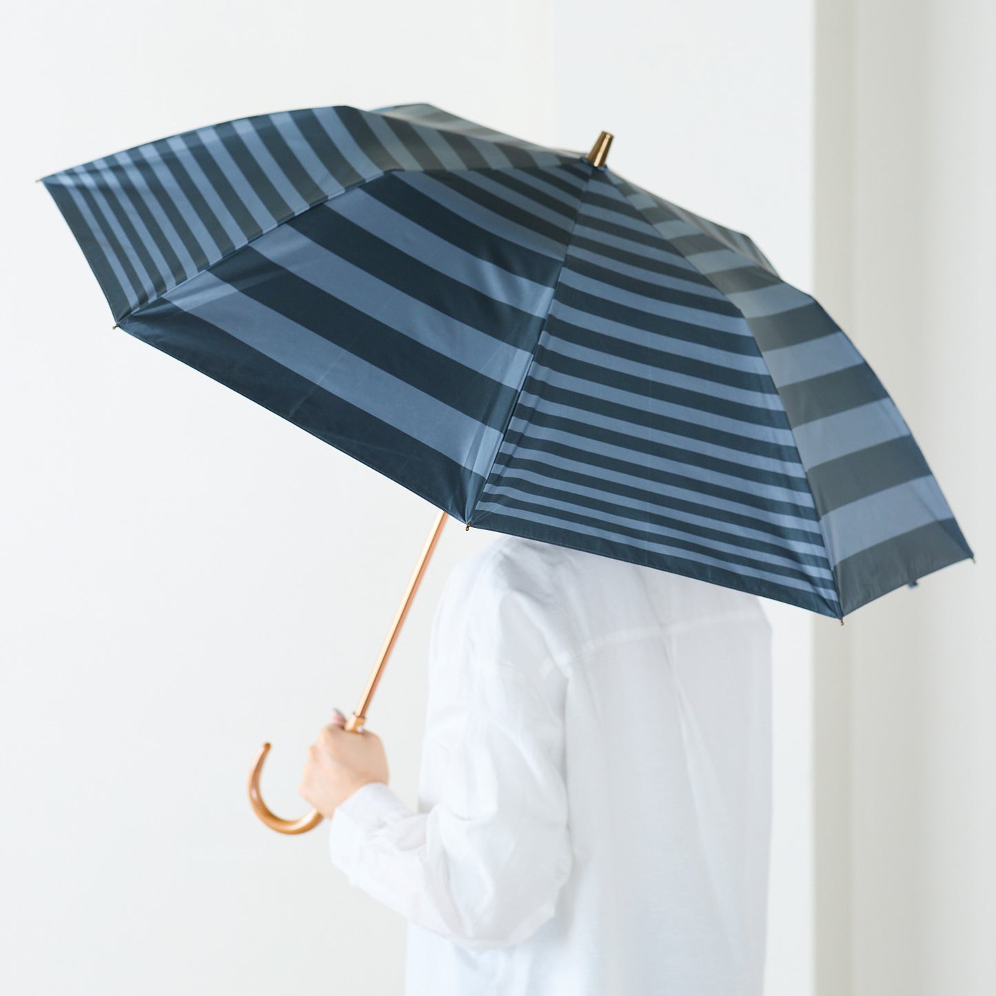 【晴雨兼用】coccaの日傘雨傘 shimauma シマウマ(折りたたみ) - cocca