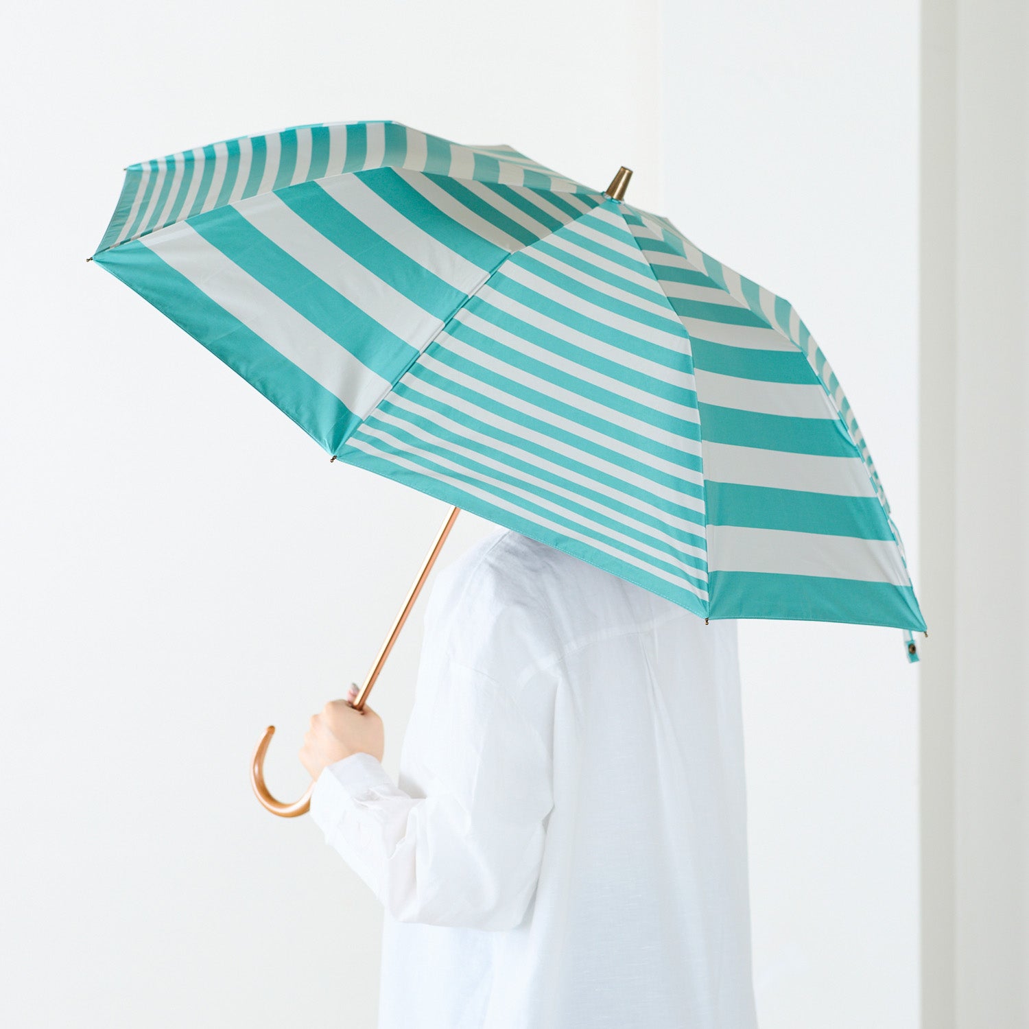 【晴雨兼用】coccaの日傘雨傘 shimauma シマウマ(折りたたみ) - cocca