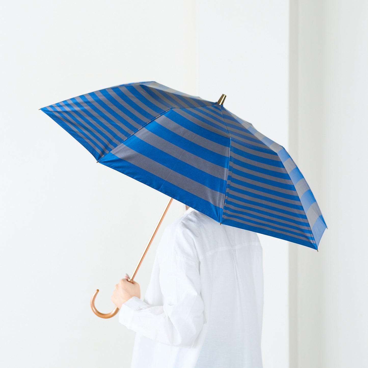 【晴雨兼用】coccaの日傘雨傘 shimauma シマウマ(折りたたみ) - cocca