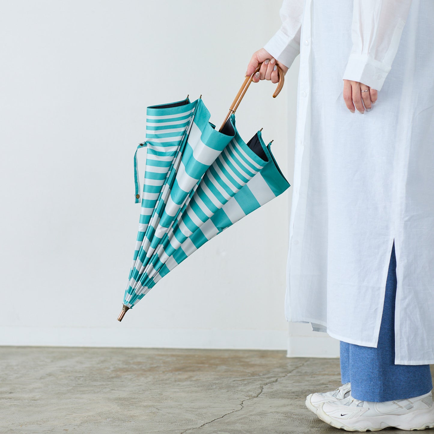 【晴雨兼用】coccaの日傘雨傘 shimauma シマウマ(ショート) - cocca