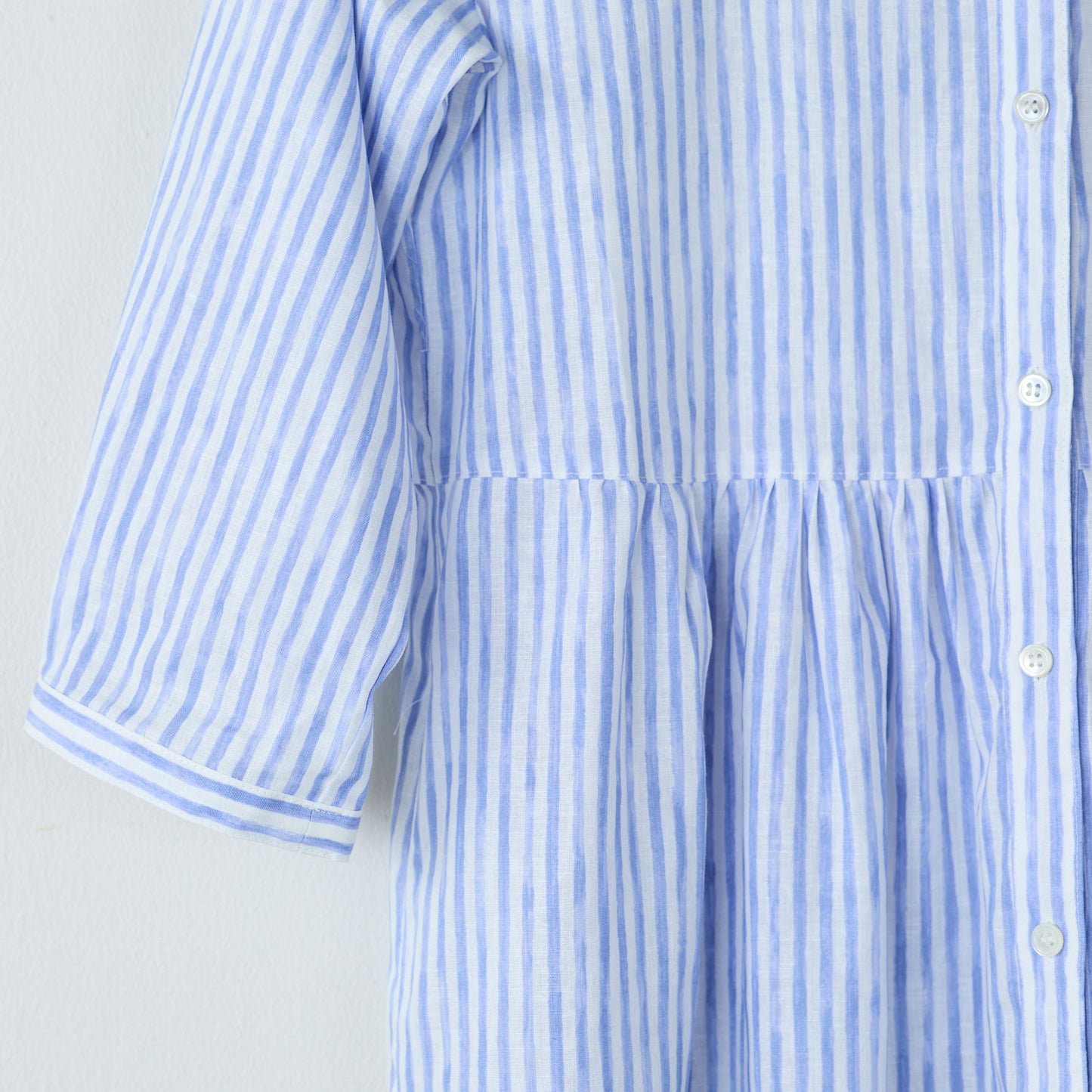 【coccaのお仕立て受注会】前開きVネックワンピース ※生地代別