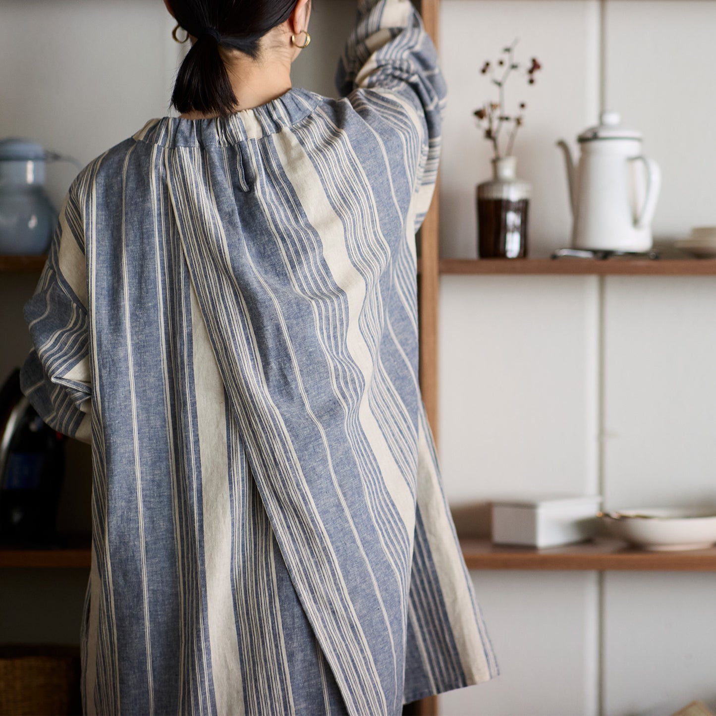 【cocca for】毎日着たい大人のスモック～ 播州織～