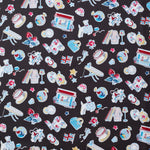 (無料サンプル)Cath Kidston / キャス キッドソン Cath Icons ～綿100％シーチング～ GRX-9100-1A-sample