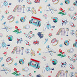 (無料サンプル)Cath Kidston / キャス キッドソン Cath Icons ～綿100％シーチング～ GRX-9100-1A-sample