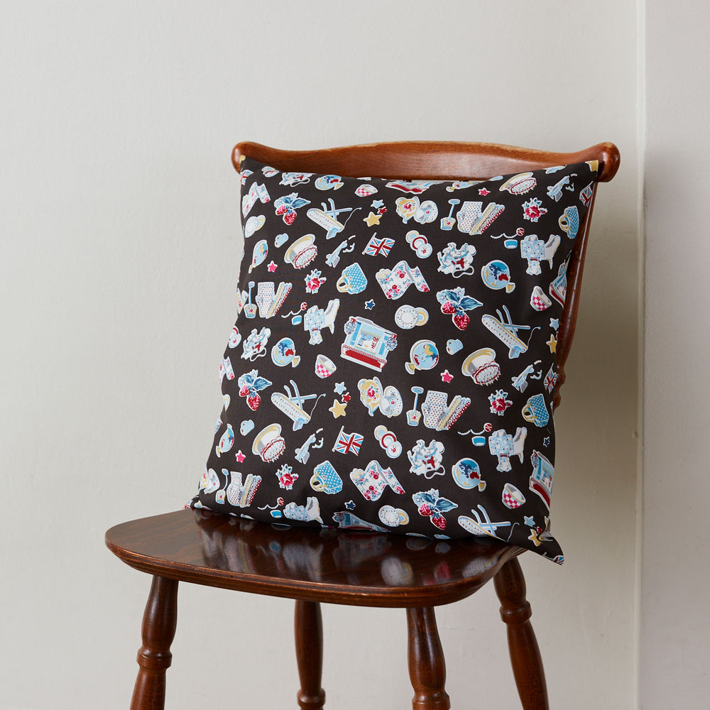 (無料サンプル)Cath Kidston / キャス キッドソン Cath Icons ～綿100％シーチング～ GRX-9100-1A-sample