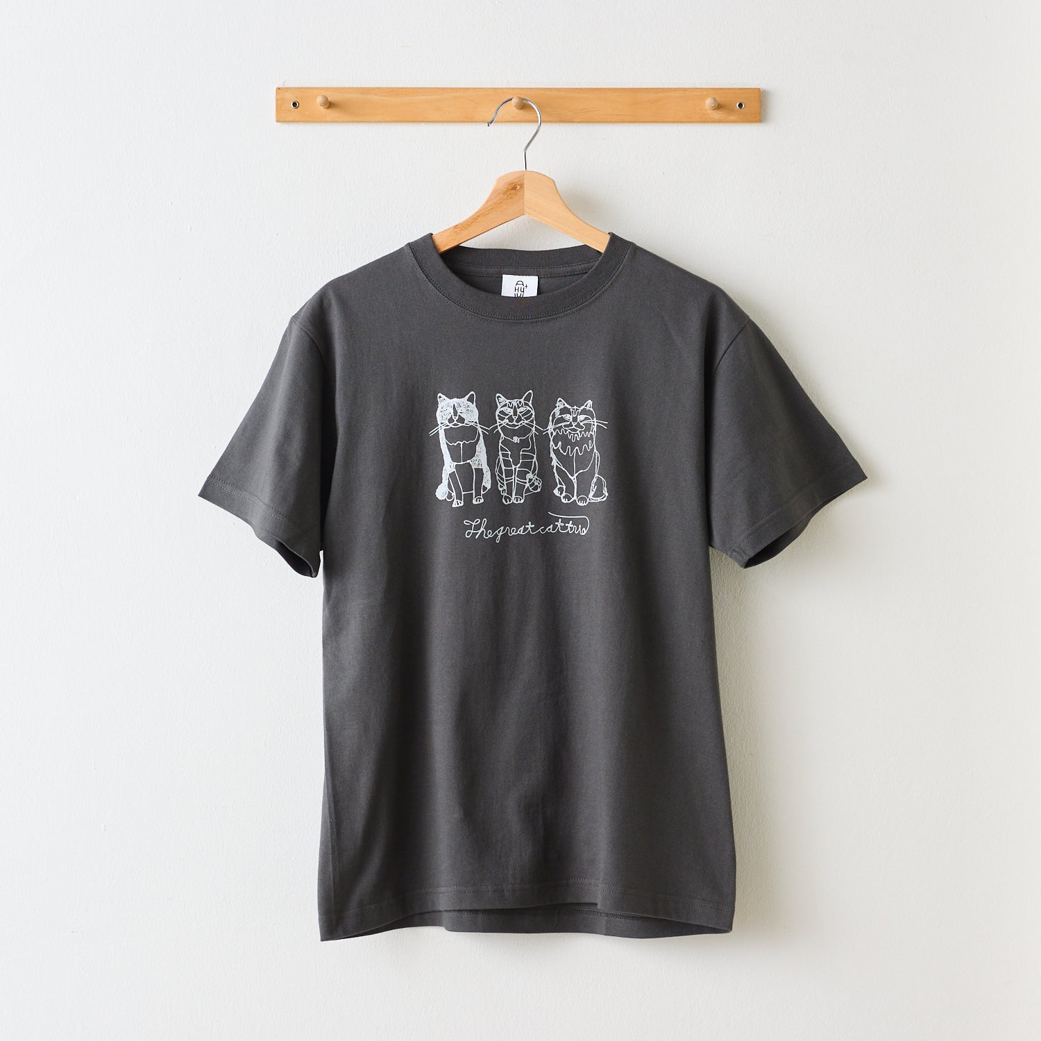 【＋HAyU】Tシャツ 綿100％ ～キャットトリオ～ - cocca