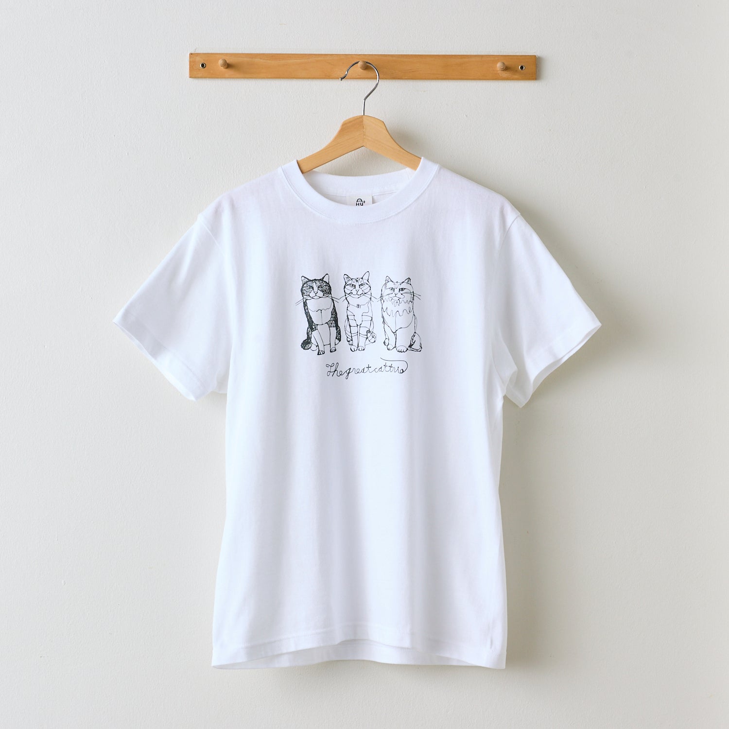 【＋HAyU】Tシャツ 綿100％ ～キャットトリオ～ - cocca