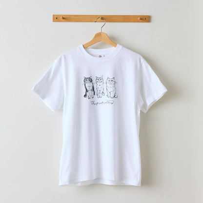 【＋HAyU】Tシャツ 綿100％ ～キャットトリオ～ - cocca