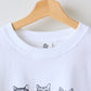 【＋HAyU】Tシャツ 綿100％ ～キャットトリオ～ - cocca