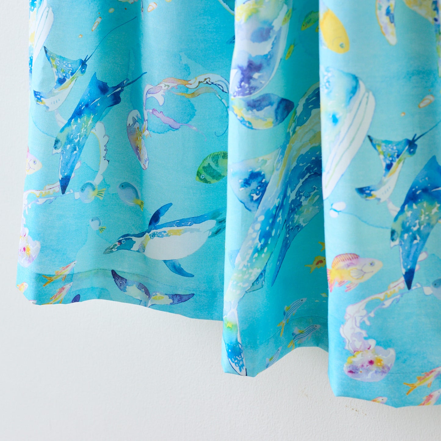 (無料サンプル)【直営店限定】Hiroe/瀧川裕恵 Aquarium Animals ～綿100%シーチング～ - cocca