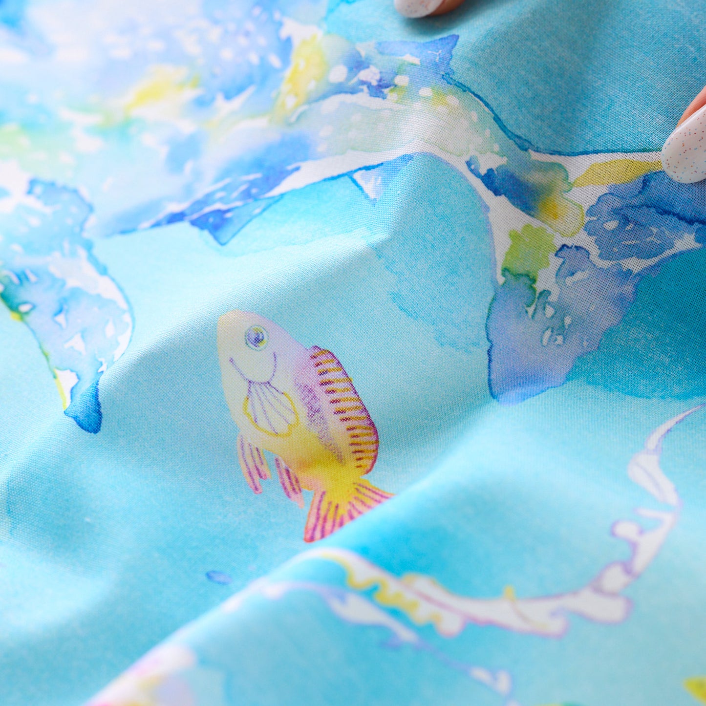 (無料サンプル)【直営店限定】Hiroe/瀧川裕恵 Aquarium Animals ～綿100%シーチング～ - cocca