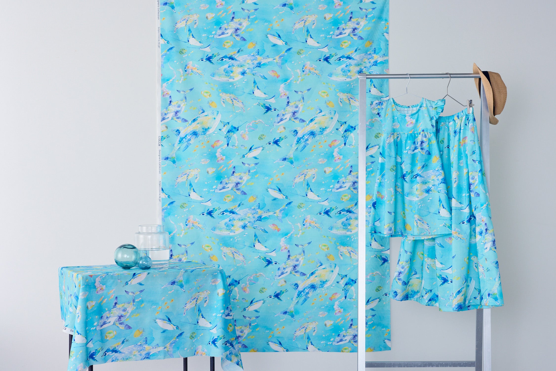 Hiroe × cocca collaboration textile