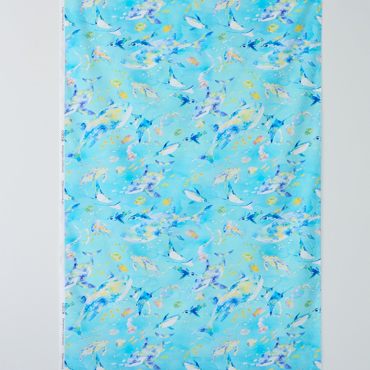 (無料サンプル)【直営店限定】Hiroe/瀧川裕恵 Aquarium Animals ～綿100%シーチング～ - cocca