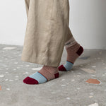 TRICOTÉ -MINI CHECKERED BICOLOUR SOCKS- ミニチェッカードバイカラーソックス TPS-1209-1A