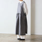 【cocca for】日に日になじむ、綿麻シャンブレーエプロンワンピース
