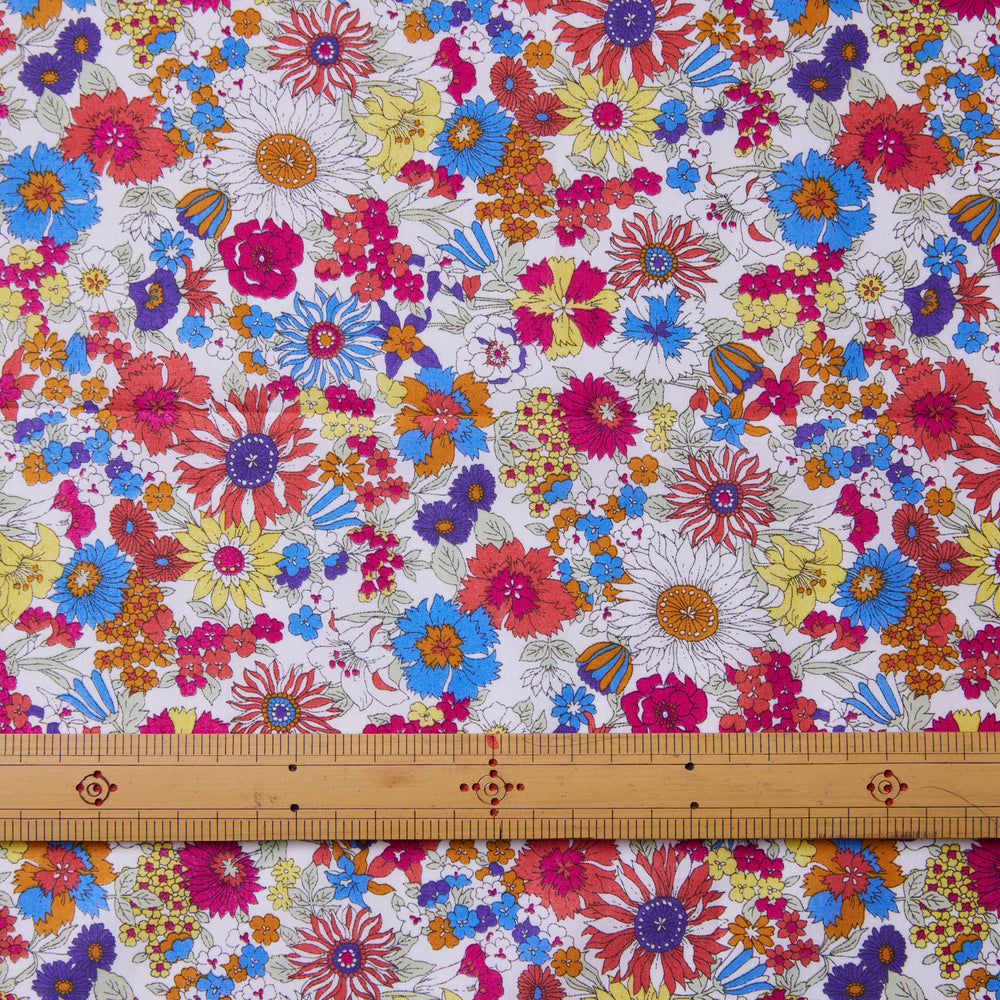 【SALE】レトロコレクション colorful flower（綿100％ローン） NFA-1000-2A