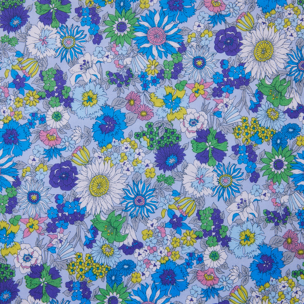 【SALE】レトロコレクション colorful flower（綿100％ローン） NFA-1000-2A