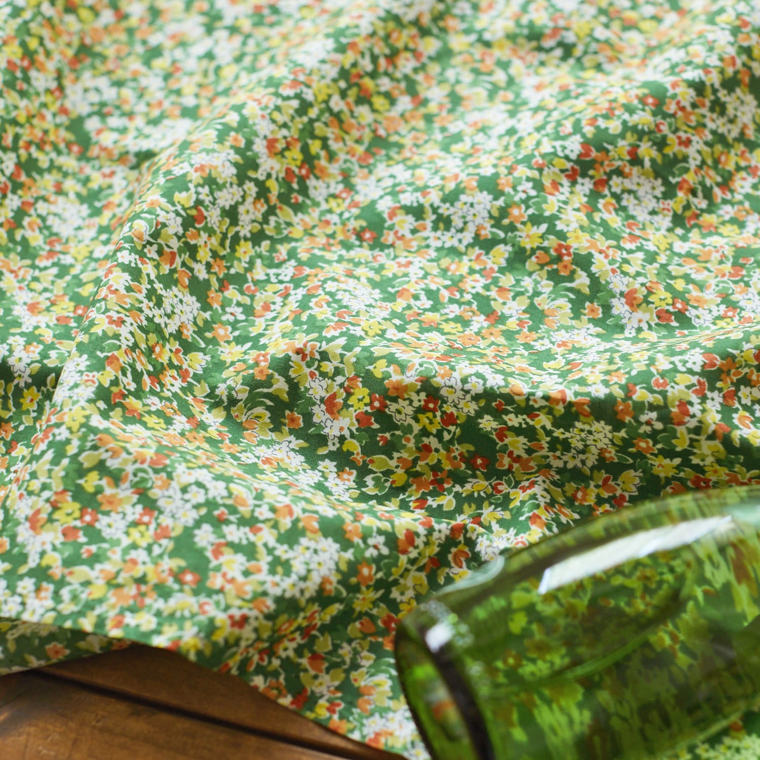 【SALE】FlownnyⅡ~ミニフラワー~ (綿100%ローン)