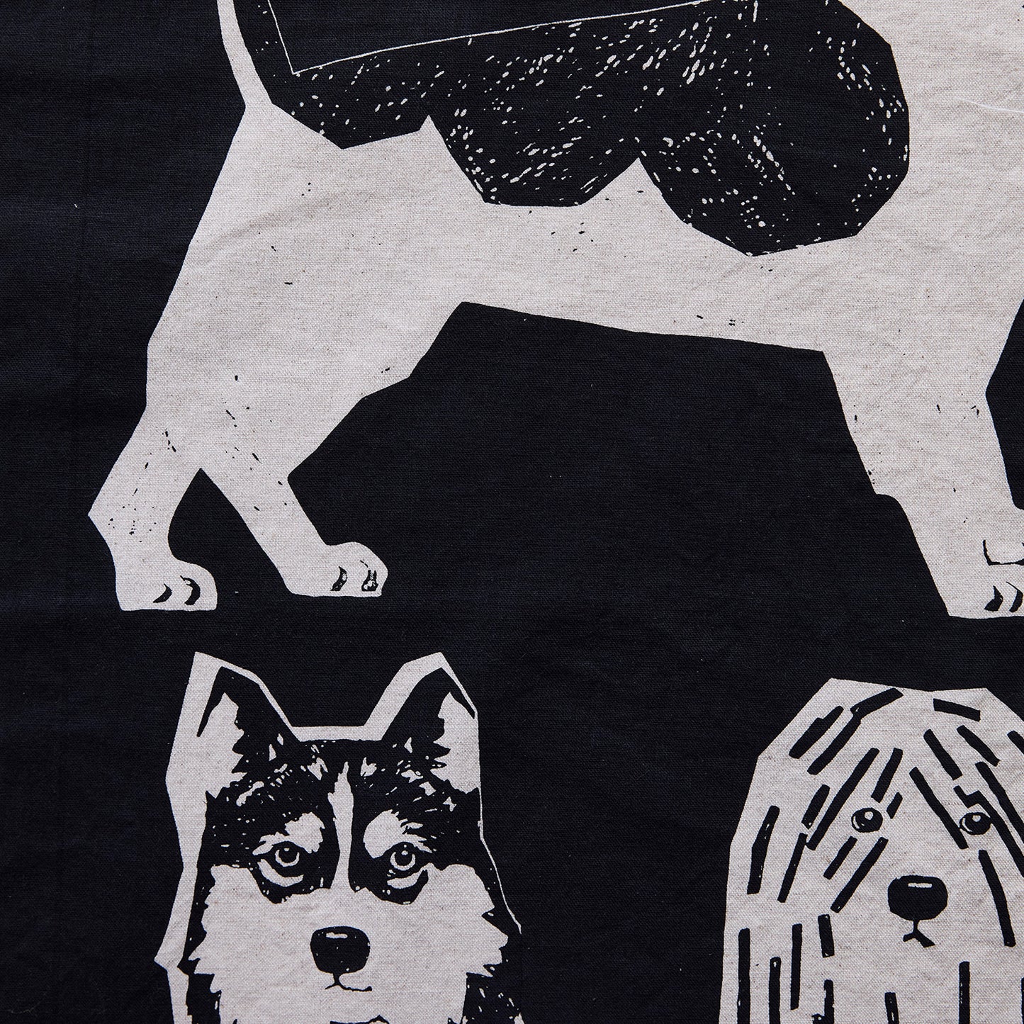 【予約販売】echino/エチノ DOGDOG ～ 綿麻キャンバス～ InuNoe K from 30 SEWINGPINS