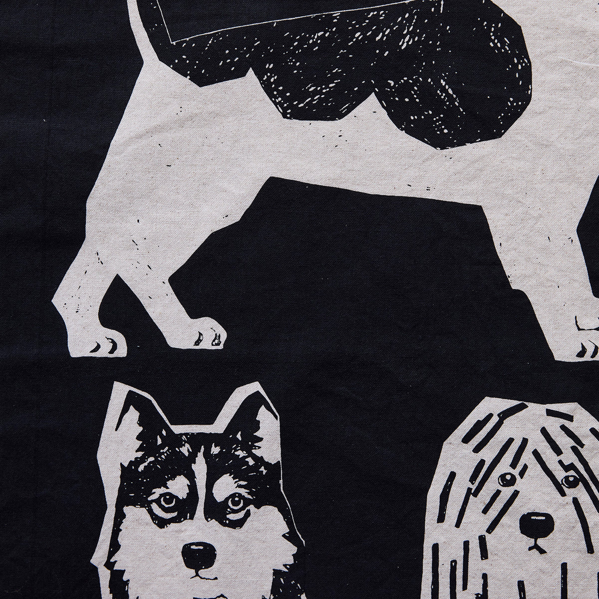【予約販売】echino/エチノ DOGDOG ～ 綿麻キャンバス～ InuNoe K from 30 SEWINGPINS