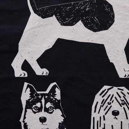 【予約販売】echino/エチノ DOGDOG ～ 綿麻キャンバス～ InuNoe K from 30 SEWINGPINS