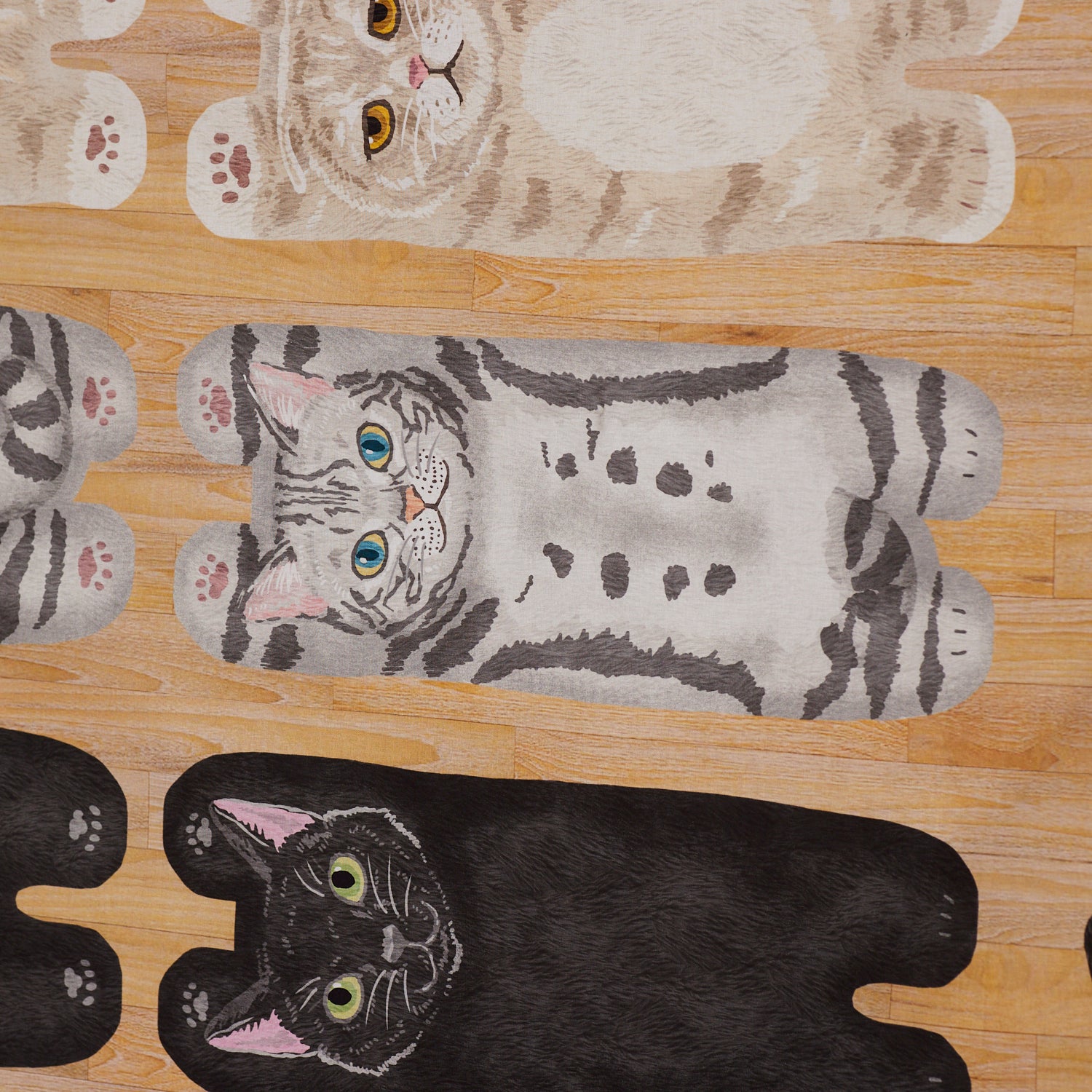 ねこパネル生地　ハンドメイド 猫ちゃんパネル生地ハンドメイド☆レンローズ様専用 - メルカリ