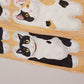HOME DECO mini ～床に寝転ぶ猫たち～ パネル生地 綿100％シーチング