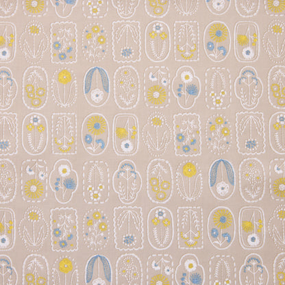 刺繡調プリント～小花柄～ 綿100％シーチング