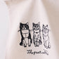 【＋HAyU】刺繡ふきん ～キャットトリオ～