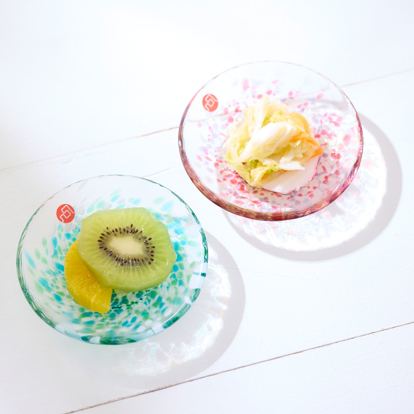 津軽びいどろ 色色豆豆 直径10cm