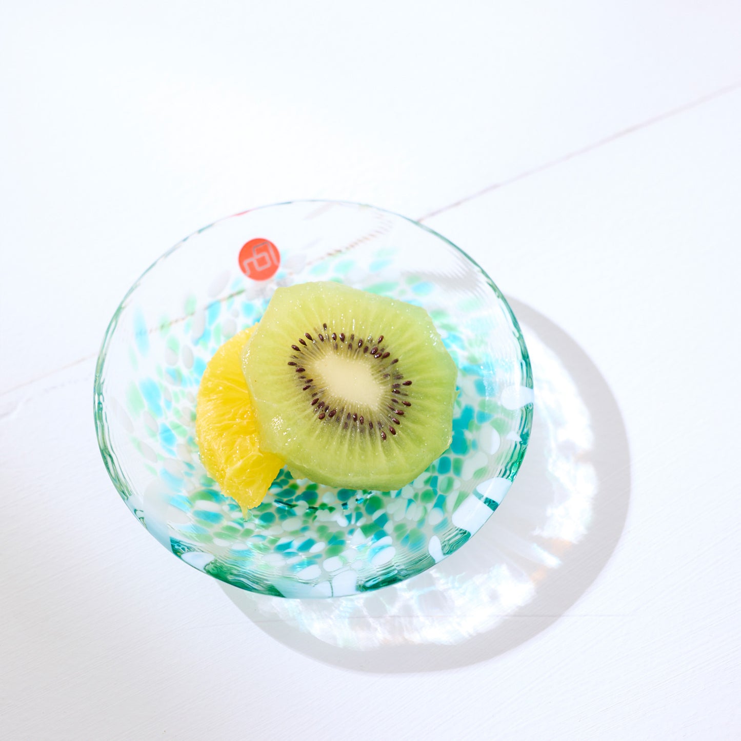 津軽びいどろ 色色豆豆 直径10cm