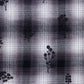 エンブロイダリーチェック ボタニカル刺繍  ～綿100％起毛～