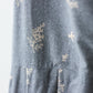杢ビエラ起毛 綿100％  ～刺繍 ミモザ柄～