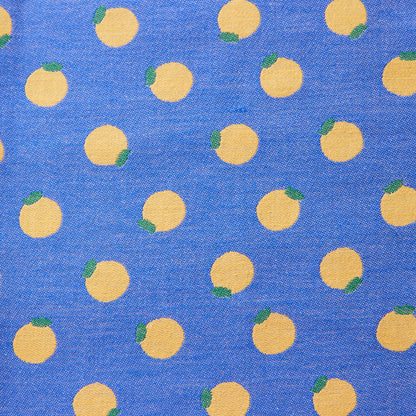 (無料サンプル)【clocomi】庭の密柑- 播州織ジャガード ～綿100％～