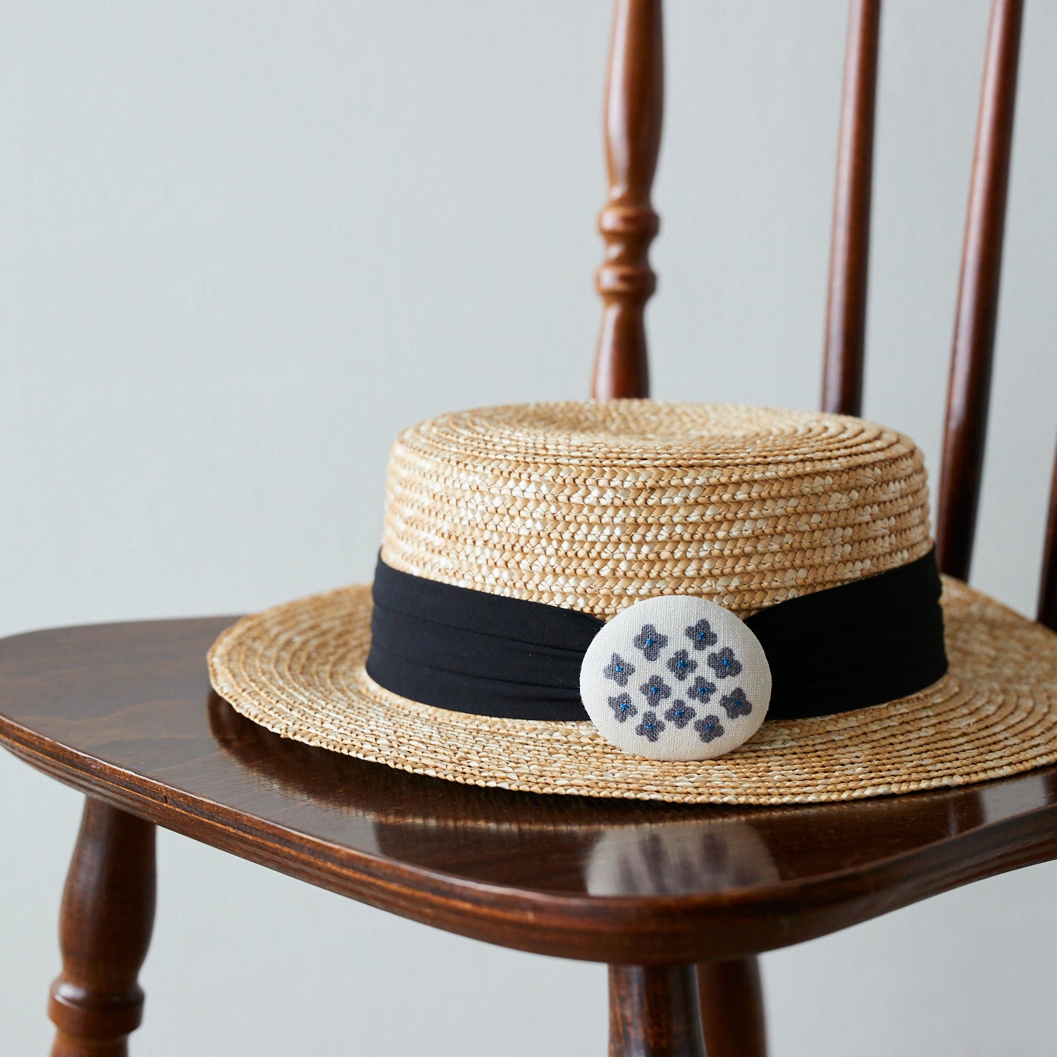 cocca(コッカ) ｜生地通販｜Tomotake～刺繍ブローチ～コットンベルベット