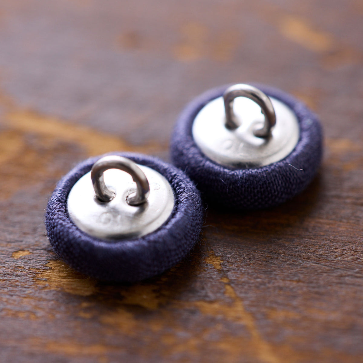 フラットくるみボタン 6個セット ～ローンワッシャー無地～ 10mm / 12mm - cocca