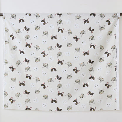 【直営店限定・予約販売】Coony/クーニー Three cats ～綿100%シーチング～